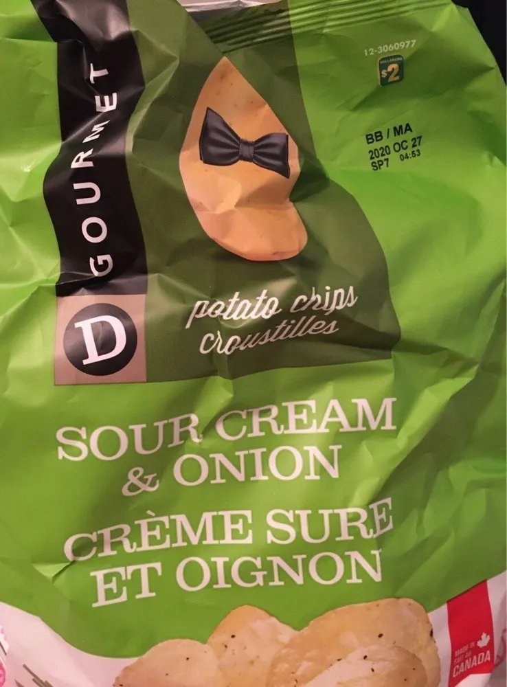 Sour Cream & Onion Gormet Potato Chips