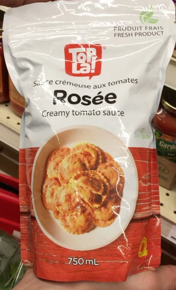 Sauce crémeuse aux tomates Rosée