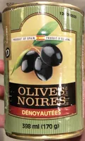 Black olives pitted can more than total