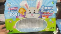 Gummy easter eggs