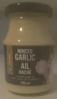 Minced Garlic in Sunflower Oil