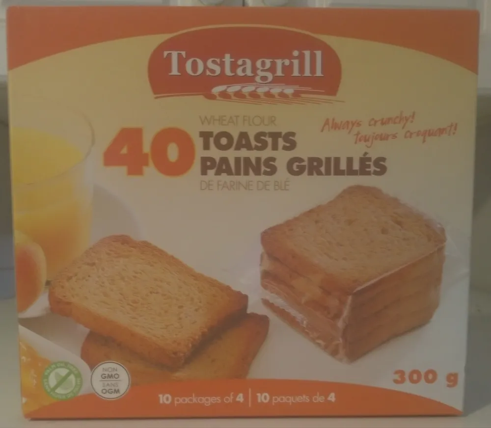 40  Wheat Flour Toasts