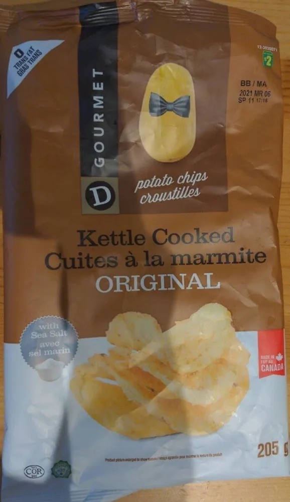Croustilles cuites à la marmite original