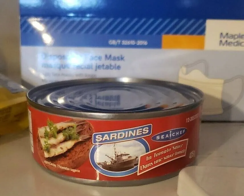 Sardines avec sauce tomate
