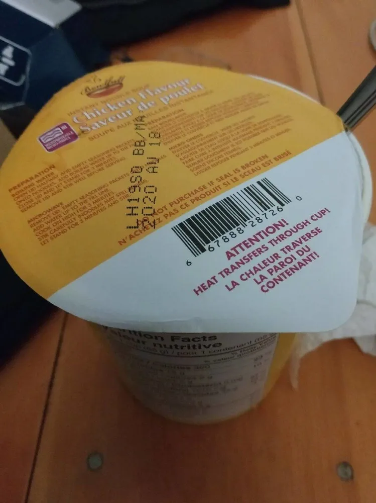 Instant noodle soup