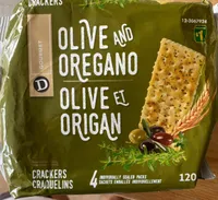 Olive and Oregano Crackers
