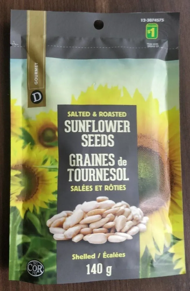 Graines de tournesol salées et rôties