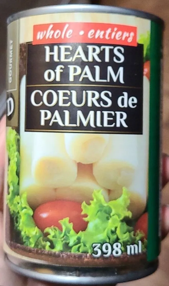 Whole hearts of palm