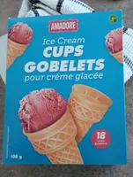 Gobelets pour crème glacee