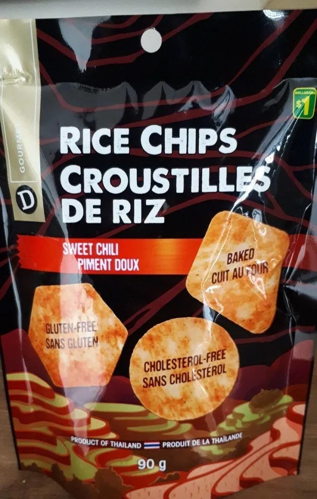 Croustilles de riz piment doux