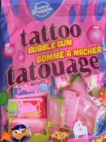 Gomme à mâcher tatouage
