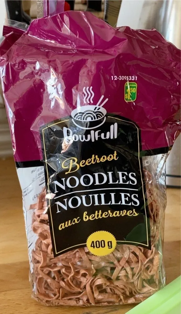 Nouilles aux betteraves
