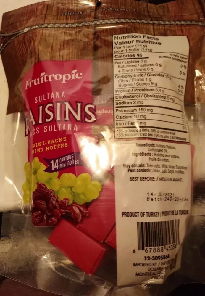 Raisins sec