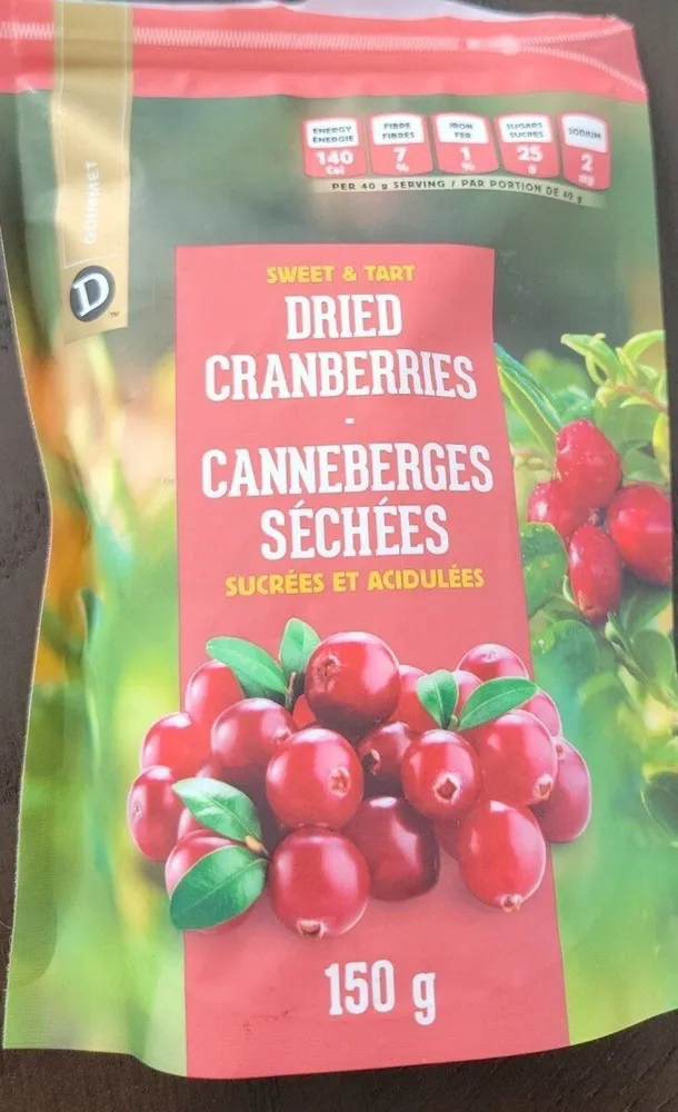Canneberges séchées