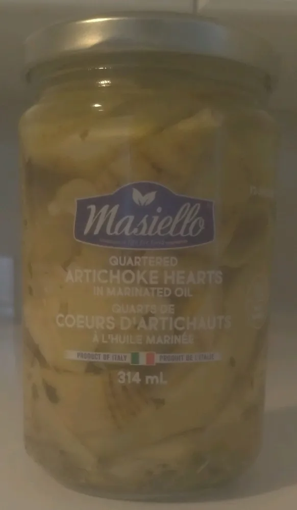 Quartered Artichoke Hearts in Marinated Oil