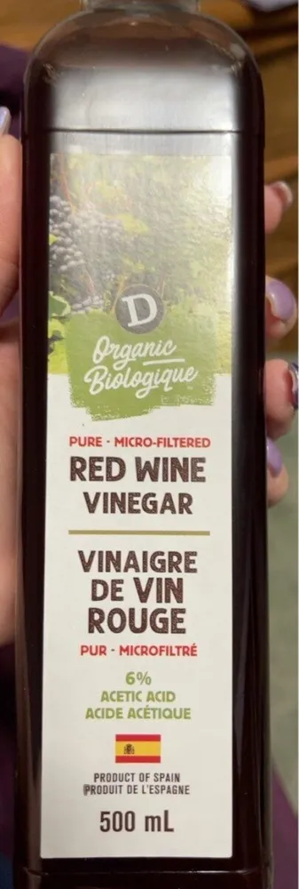 Pure Micro-Filtered Red Wine Vinegar