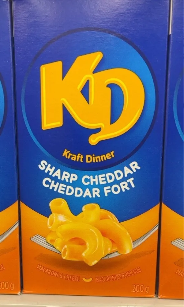 Kraft dinner cheddar fort
