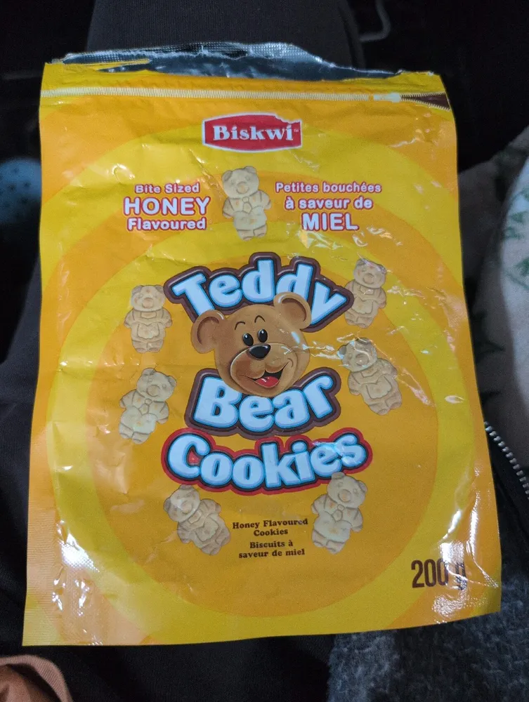 Teddy Bear Cookies Honey Flavoured