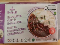 Black Lentil Curry & Basmati Rice