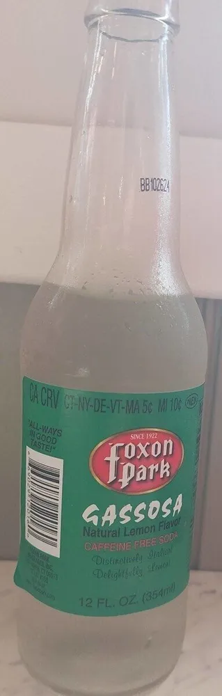 Natural lemon soda