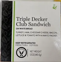 triple decker club sandwich