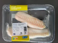 Dos de cabillaud sans arêtes