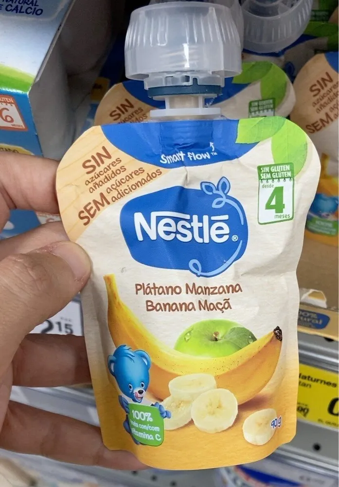 Plátano, manzana