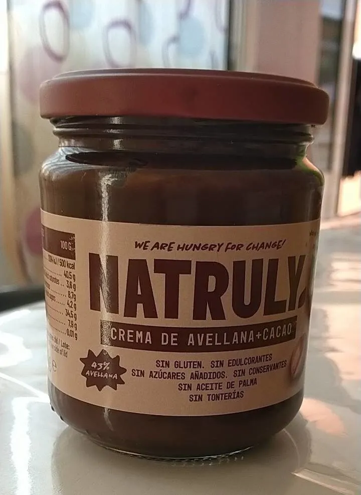 Crema avellanas y cacao