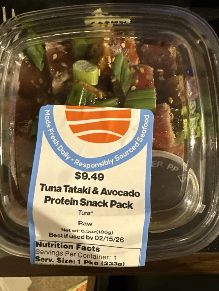 Tuna Tataki & Avocado Protein Snack Pack