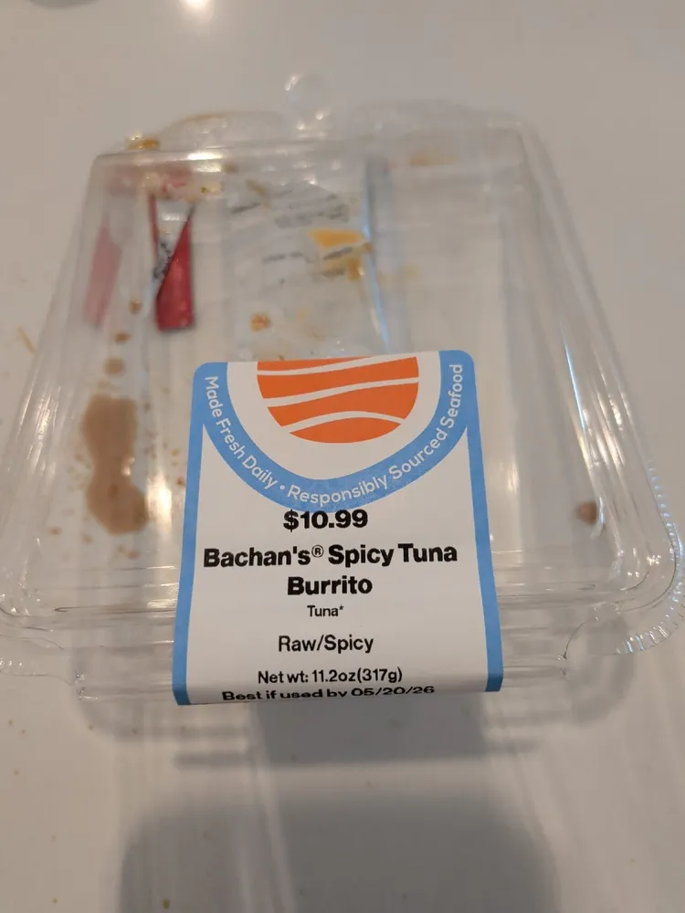 Bachan's Spicy Tuna Burrito