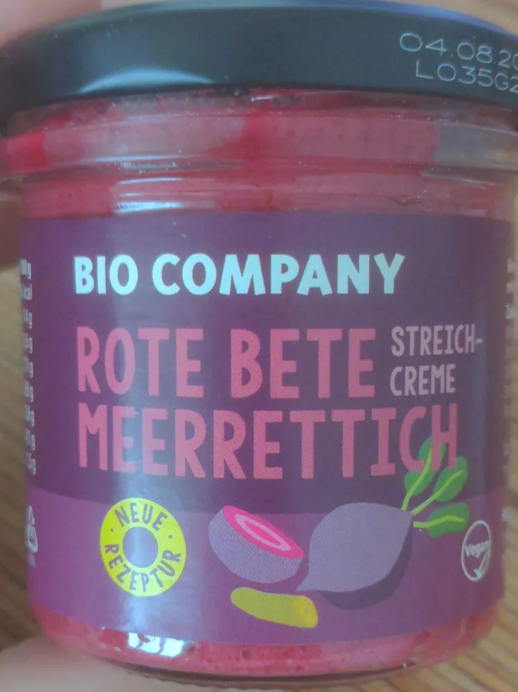 Rote Bete Meerrettich Streichcreme