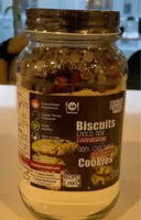 Biscuits chocolat noir canneberge