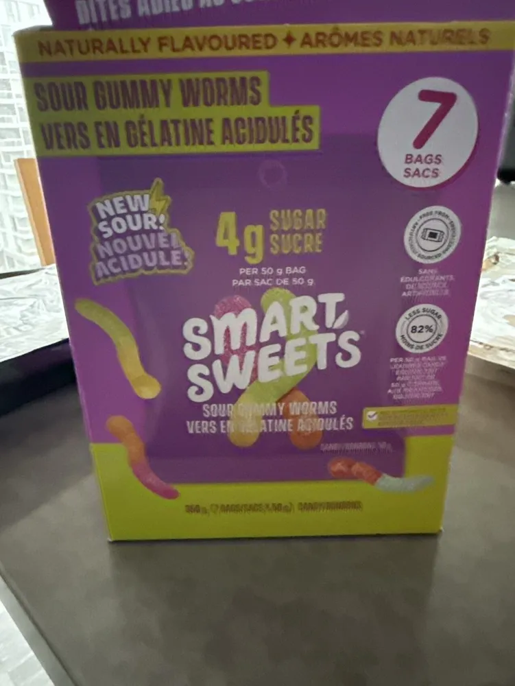 Smart Sweets Sour Gummy Worms