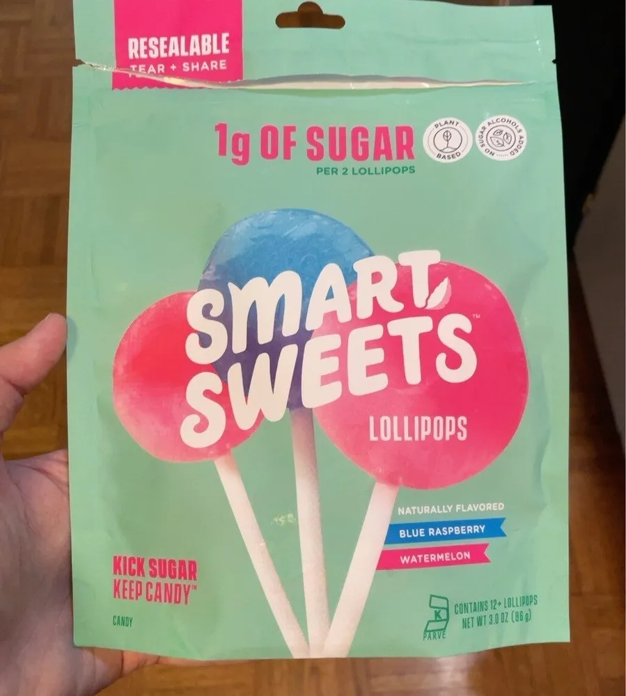 Lollipops Blue Raspberry.