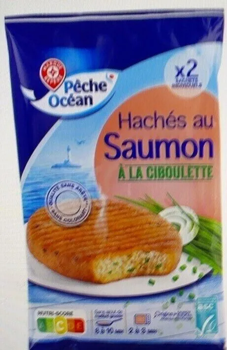 Haches au saumon a la coboulette