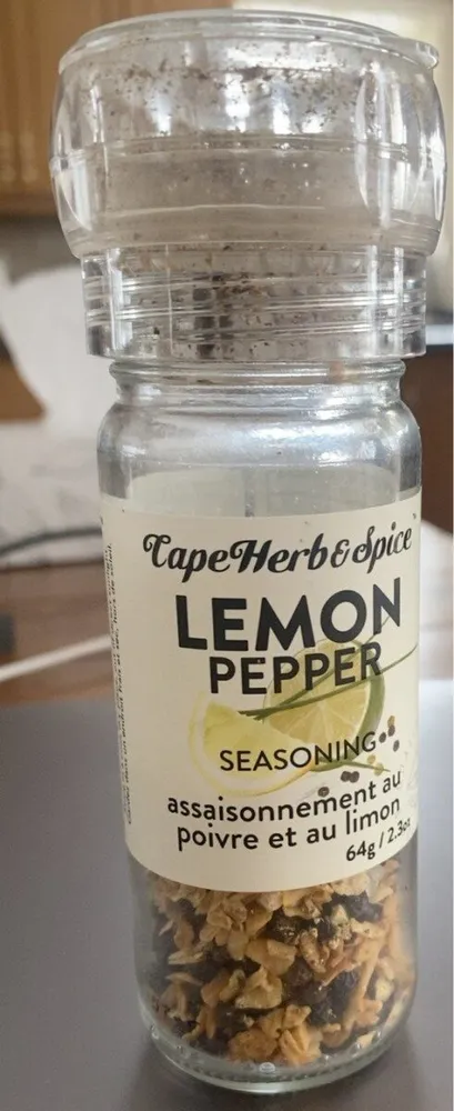 Lemon pepper seasoning