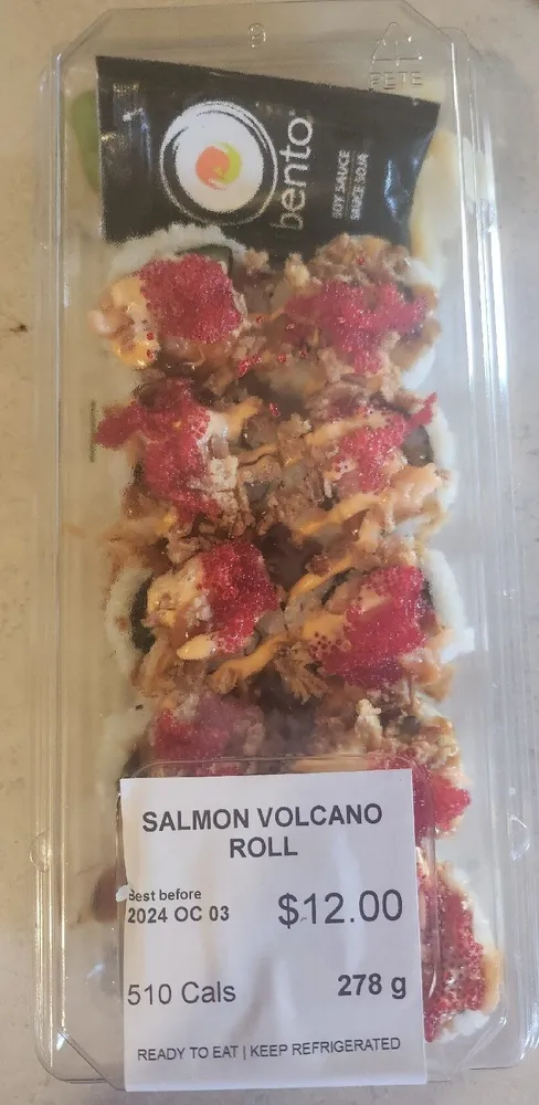 Salmon Volcano Roll