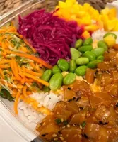 Salmon poke bowl