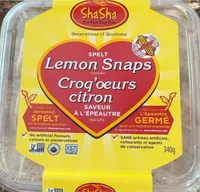 Spelt Lemon Snaps cookies