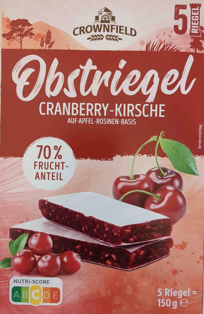Obstriegel Cranberry-Kirsche