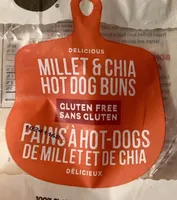 Gluten Free Hot Dog Buns Millet & Chia