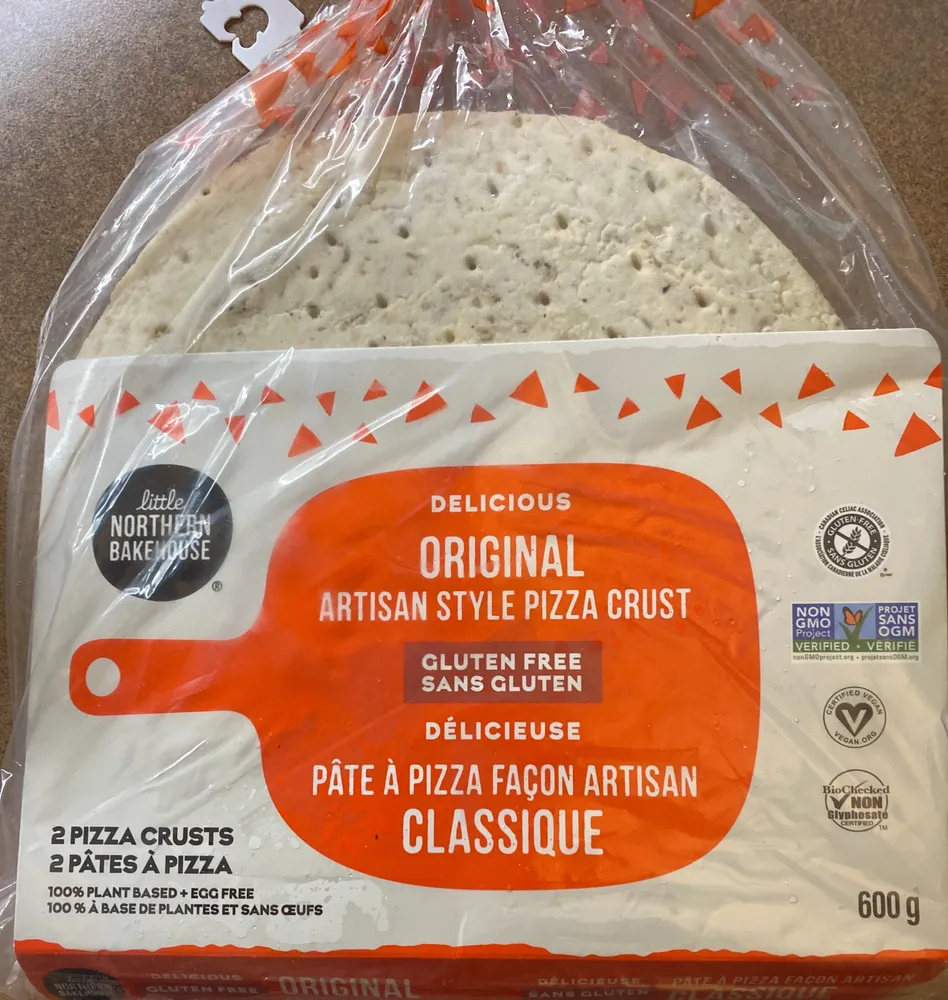 GF Pizza Crust 10", Original Artisan Style