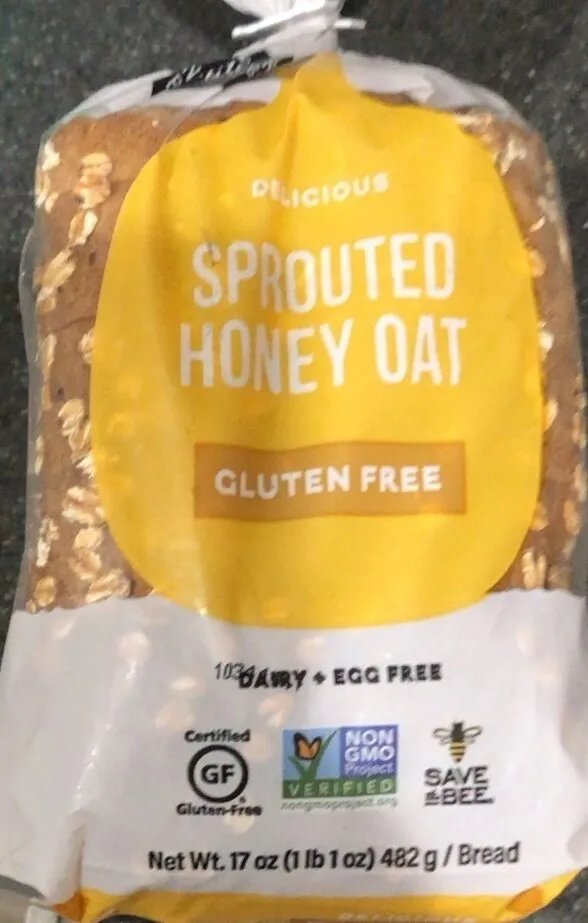 Gluten Free Sprouted Honey Oat Bread