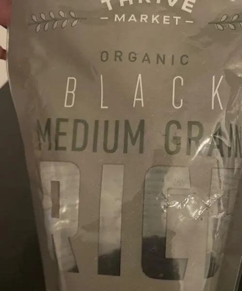 Black Medium Grain Rice