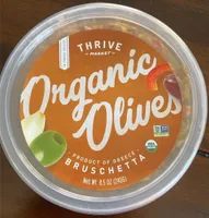 Organic Olives Bruschetta