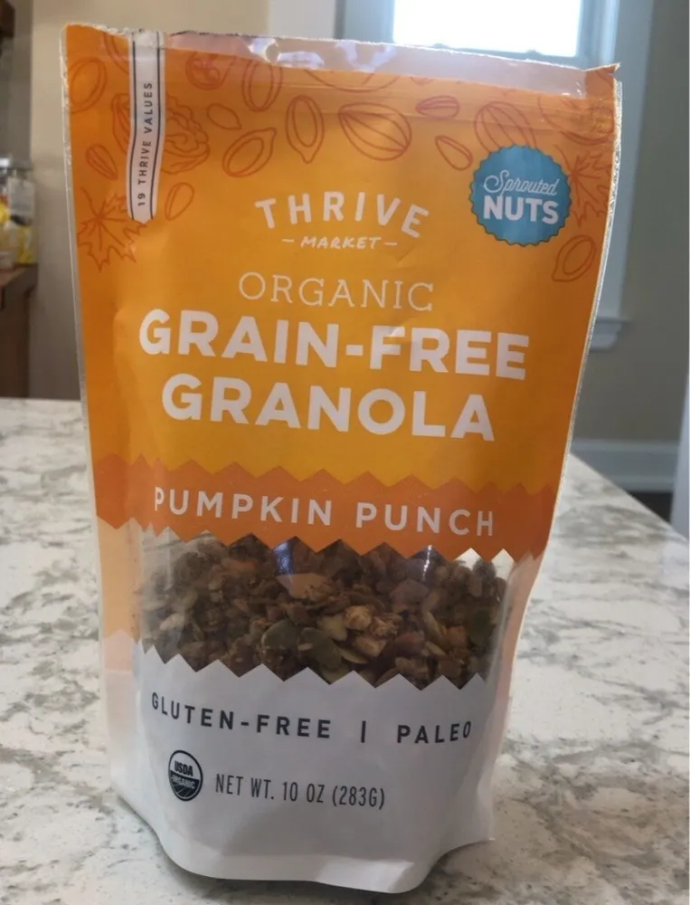 Organic grain free granola