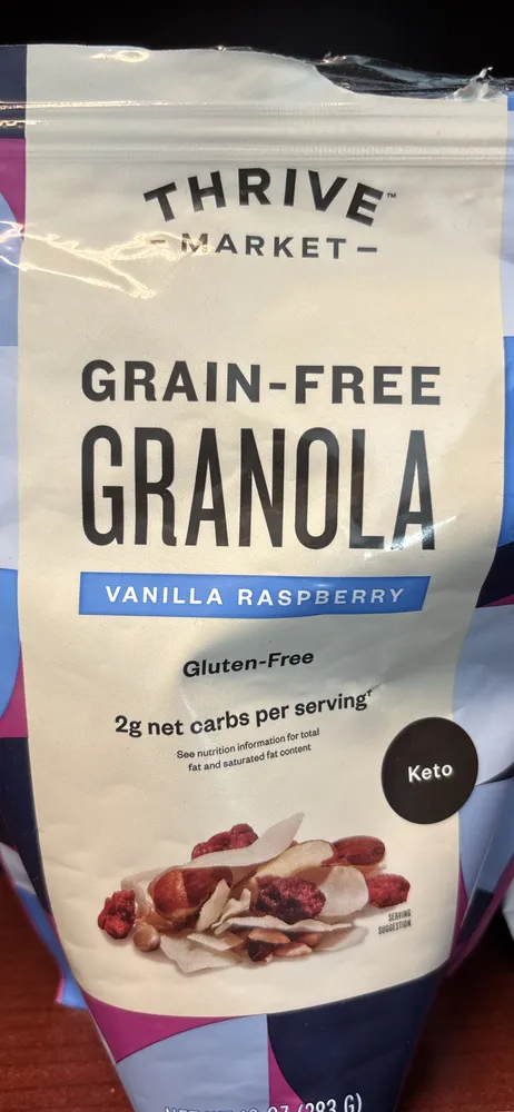 Grain-Free Granola Vanilla Raspberry