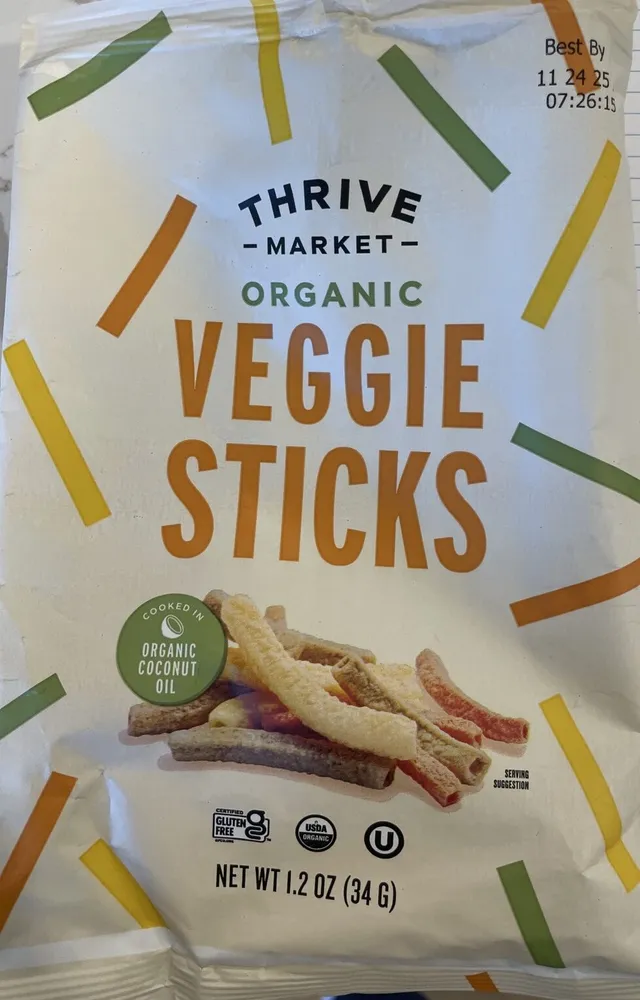 Organic Veggie Sticks