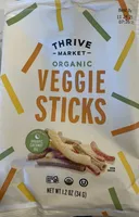 Organic Veggie Sticks