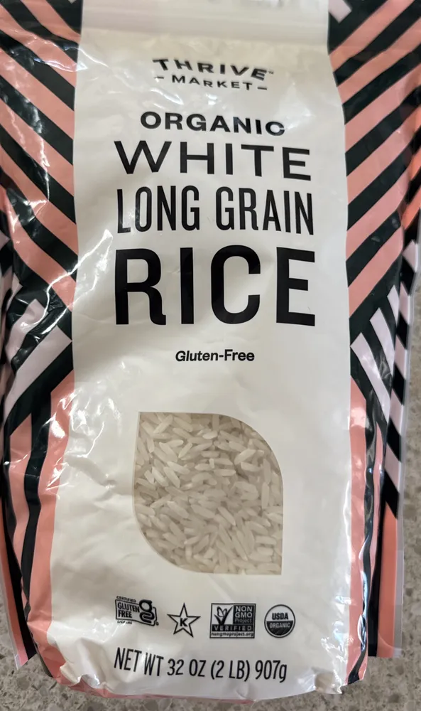 Organic White Long Grain Rice